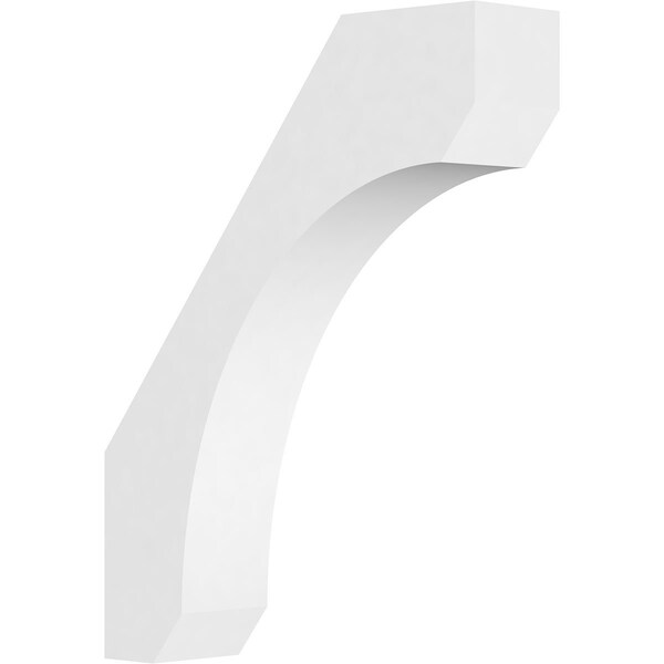 Ekena Millwork 3"W x 14"D x 18"H Standard Legacy Architectural Grade PVC Knee Brace BRCP03X14X18LGY - main